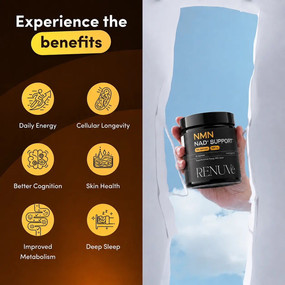 Energy + Performance + Healthy Ageing NMN Supplement
